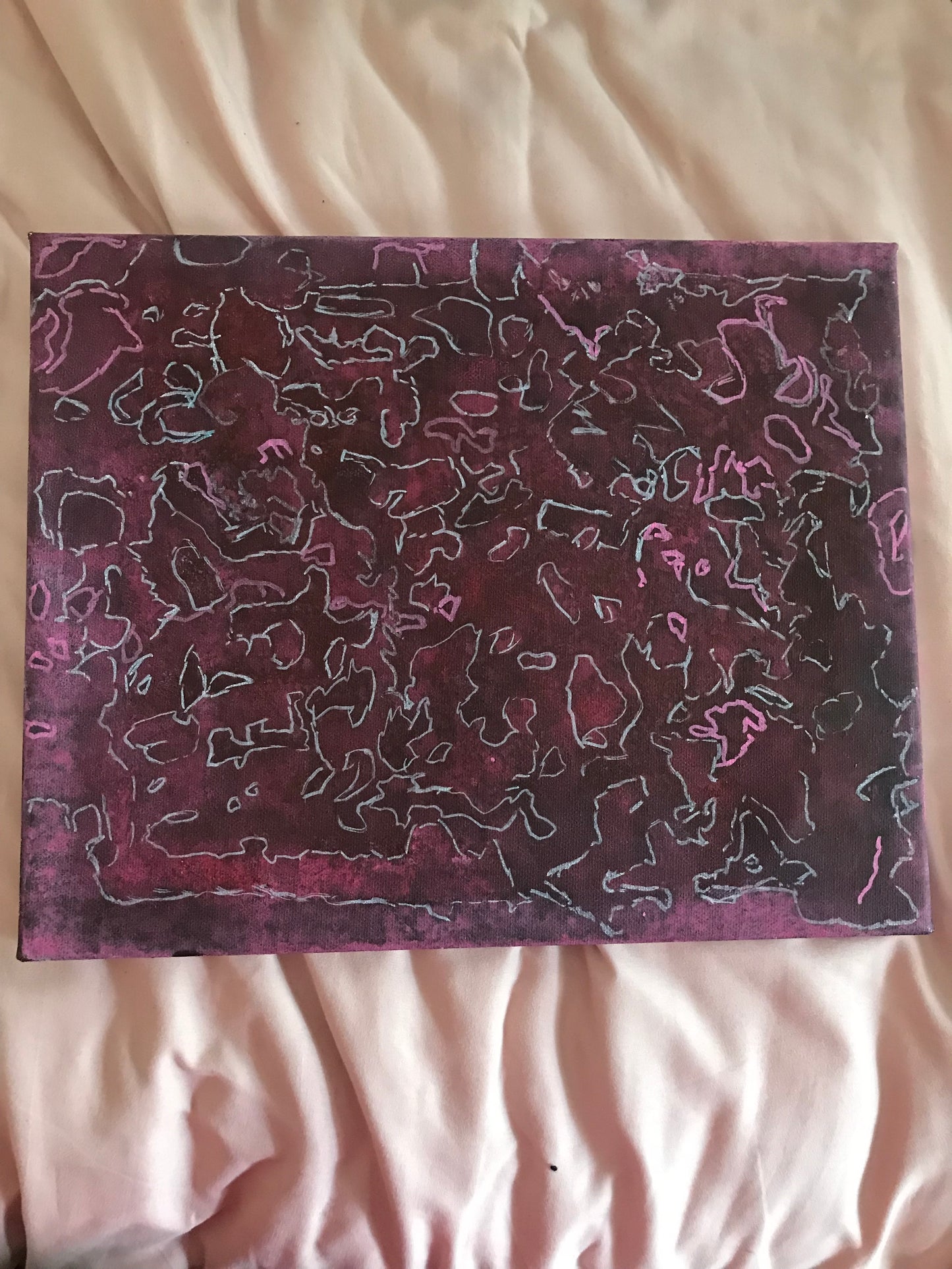 Molten larva painting (A3)