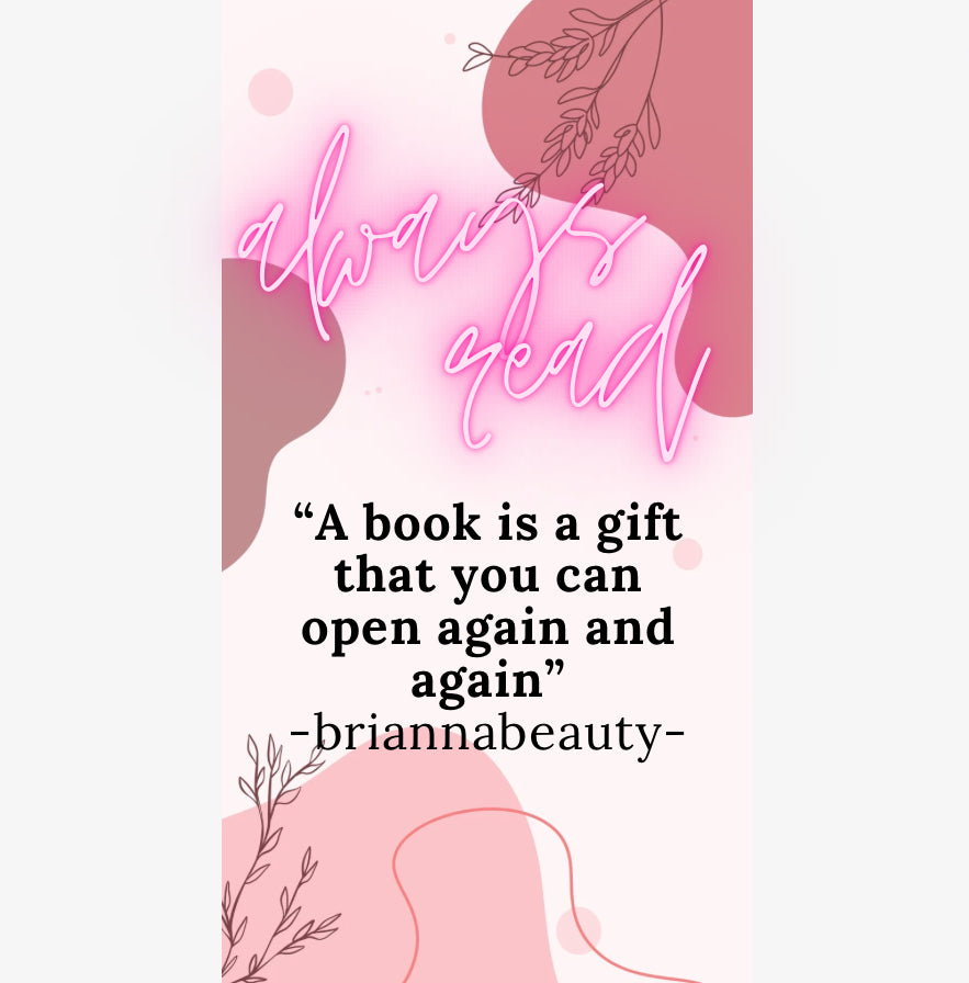 Brianna beauty bookmark