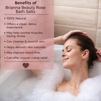 Brianna beauty rose bath salts