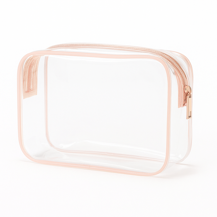 Pink Brianna Beauty makeup bag