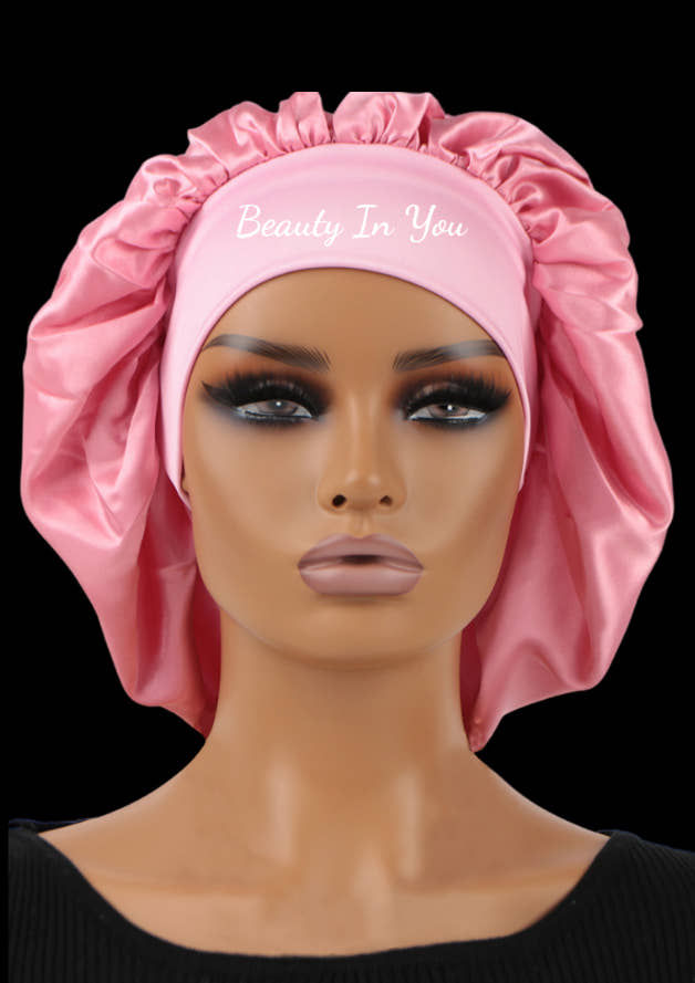 Brianna Beauty In You Bonnet - Dark Pink