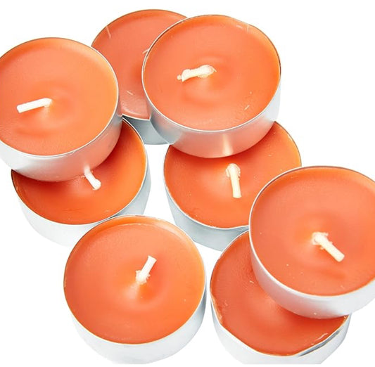 Mini orange candles (4 pack)