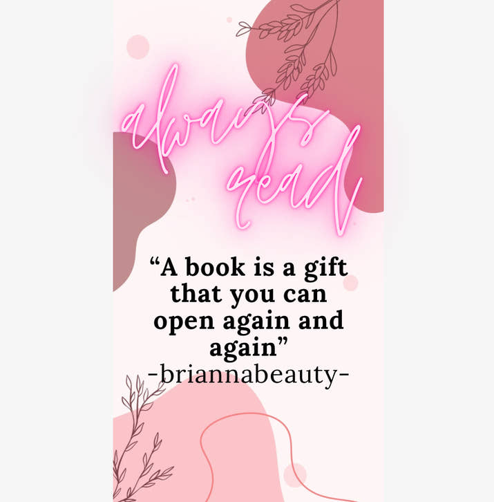 Brianna beauty bookmark